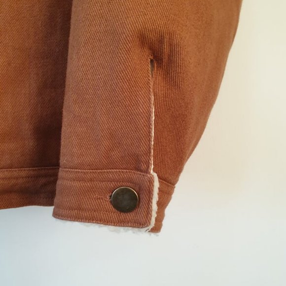 Tan Sherpa Jacket - Picture 4 of 4